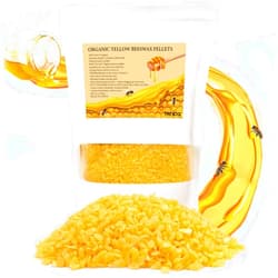 TRINIDa Beeswax Pellets 2LB(32 oz), 100% Organic Yellow Bees Wax for DIY Candles, Beeswax for Candle Making, Skin, Body, Face, and Hair Care, Lotions, DIY Creams, Lip Balm and Soap Making Supplies