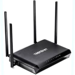 TRENDnet AC2600 MU-MIMO Wireless Gigabit Router, Increase WiFi Performance, WiFi Guest Network, Gaming-Internet-Home Router, Beamforming, 4K streaming, Quad Stream, Dual Band Router, Black, TEW-827DRU