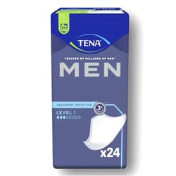 TENA Men Absorbent Protector, Incontinence Guards for Men, Maximum Absorbency (LEVEL-1)