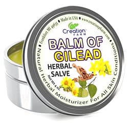 Creation Pharm Creation Farm Balm of Gilead Salve - Large 4 Oz Tin - All Botanical Balm of Gilead Bud Ointment, Todos Bálsamo de Galaad pomada botánico