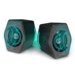 Edifier G2000 32W PC Gaming Computer Speakers for Laptop Mac Desktop Computer Woofer Speakers Bluetooth USB 3.5mm AUX Inputs RGB Lights Multimedia Speakers Black