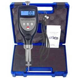 Tongbao FHT-05 Digital Fruit Penetrometer Hardness Tester Firmness Tester Sclerometer Hardness Tester 0.2 to 5.0kgf/cm² for Soft Fruit Peach Banana Apricot Plum Melon Citrus Persimmon Hardness Tester