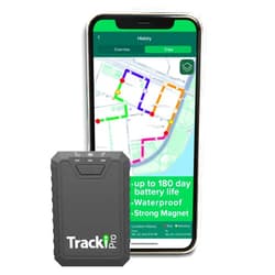 Tracki Pro GPS Tracker for Vehicles up to 7 Months Waterproof Magnetic 4G LTE Long Battery Life 2-7 Month, Unlimited Distance, Subscription Required, Speed Monitor, Geofence, Hidden Realtime Tracker