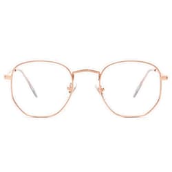 SOJOS Small Blue Light Blocking Glasses Hexagonal Eyeglasses Frame Anti Blue Ray Glasses One and Only SJ5036