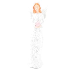 Vobewuza Guardian Angel Figurine, Praying Sculpture for Gifts Encouragement Statue to Show Love Sympathy Gratitude Bereavement Friendship