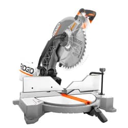RIDGID 15 Amp Corded 12 in. Dual Bevel Miter Saw with LED