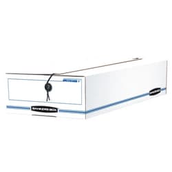 Bankers Box LIBERTY Check and Form Boxes, Standard Set-Up, String and Button, 10 3/4 x 23 1/4 x 4 5/8 Inches, Case of 12 (00005)