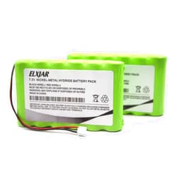 Lunggwey (2-Pack) 7.2V 2000mAh Ni-MH Battery Replacement for DSC 3G4000 Cellular Communicator 3G4000-BATT 6PH-H-AA2200-S-J26 LE4000