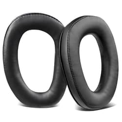 SOULWIT Earpads Replacement for Sennheiser GSP 370/350/303/302/301/300 Headphones, Ear Pads Cushions for GSP370, GSP350 Headset, with Noise Isolation Foam - GSP350 PL Black
