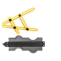 Formtex Contour Gauge with Lock and Free Angle Finder Tool by FORMTEX |10 inch Contour Gauge Profile Tool |Smart Precise Shape Duplicator Measure Ruler Tool | For Woodworking Metal Construction Tile Tools