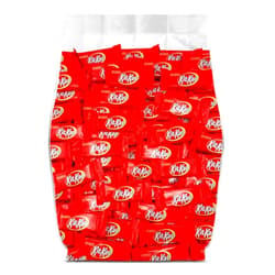 Yummy Chew KitKat Milk Chocolate Snack Size Bars - 60 Individually Wrapped KitKat Candy Bars - Kit Kat Snack Size Candy Bulk Bag Perfect for Snacking, Sharing and Parties - Kit Kat Bulk - 2 Pounds of KitKats