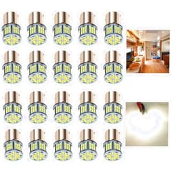 KISLED 12V RV LED Interior Lights, 20 Packs 1141 1156 1003 1073 BA15S 7506 LED Bulbs for RV Camper Trailer Boat Trunk Interior Indoor Tail Lights, Natural White - 4500K