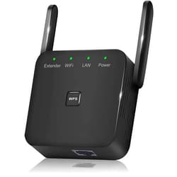 FOTN 2024 Newest WiFi Extender, WiFi Repeater, WiFi Booster, Covers Up to 9860 Sq.ft and 60 Devices, Internet Booster - with Ethernet Port, Quick Setup, Home Wireless Signal Booster