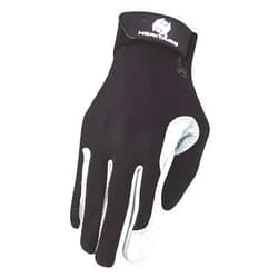 Heritage Performance Gloves, Tackified Performance Glove, Size 8, Black/White