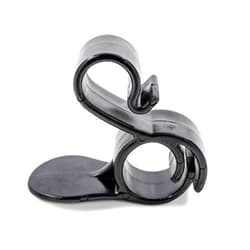 Camco RV Awning Valance Clips - Easily Hang Rope or Party Lights from Your RV's Awning Valance or Pop-Up Shelter - includes a Pack of (10) Clips (42709)