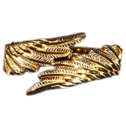 LAIHUARYWA Retro Angel Wing Ring Adjustable Feather Silver Gold Antique Jewelry for Women Men Dainty Wrap Open Thumb Rings for Women Open Punk Birthday Gift Friendship
