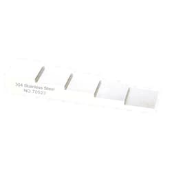 SULMILE 5 Step Test Calibration Block Step Wedge for Thickness and Linearity Calibration for Ultrasonic Thickness Gauge in NDT Testing #304 Stainless Steel 0.100'' 0.200'' 0.300'' 0.400'' 0.500''