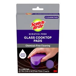 Scotch-Brite Cooktop, Glass Stovetops, Tackle Burnt-On Messes, 4 Pads, 4 Count (Pack of 1), Multi-Color, 4 Cleaning Cooktop Pads