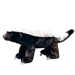 FRANKIEZHOU Honey Badger Stuffed Animal-Black 19.69
