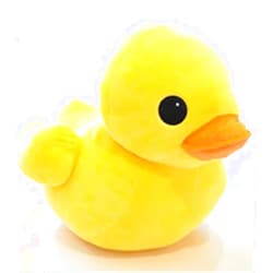 VIDOSCLA Yellow Duck Stuffed Plush Pillow Animal Dolls Super Soft Huggable Toy Gift for Children