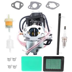 Hippotech Eu3000i Eu3000is Inverter Generator Carburetor, Carburetor Assy for Honda Predator 3500 63584 Watts Generator Kipor Ig3000 Replaces 16100-ZL0-D66 with Fuel Line Fuel Pump Kit