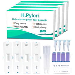Atifer H Pylori Test Kit, Helicobacter Pylori Test Kits at Home, 4 Tests H. Pylori Test H-Pylori Self-Test for Home Use, Results in 10-15 Minutes
