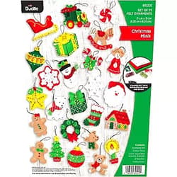 Bucilla Felt Applique Ornament Kit, 2.5