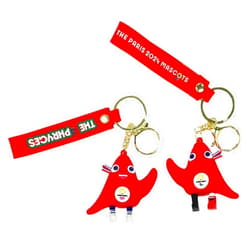 LanTingXu 2 Paris Olympics Mascot Keychains, 2024 Olympics Mascot Keychains, Olympic Mascot Toys, Mascot Sports Theme Pendants