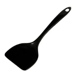 Chef Craft Basic Melamine Jumbo Turner/Spatula, 11.75 inch, Black