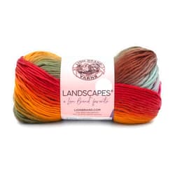 Lion Brand Yarn Landscapes Yarn, Multicolor Yarn for Knitting, Crocheting Yarn, Desert Spring, 441 Foot (Pack of 1)