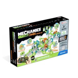 Geomag Marble Run Magnetic Roller Coaster | Classic Mechanics 153pc Gravity | Kids Age 8 Up | Swiss-Made STEM Educational Toy | Recycled Plastic | Young Engineers