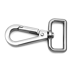 CRAFTMEMORE 2pcs Extra-Thick Lobster Clasps Swivel Snap Hook Strong Metal Push Gate Clip Purse Hardware SC91 (1 1/2 Inches, Gunmetal Black)