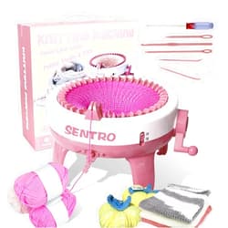 FYGAIN SENTRO Knitting Machines 40 Needles Knitting Loom Machines, Smart Crochet Knitting Machines Kit for Kids/Adults