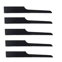 Lethend 32T Reciprocating Saw Blade Set, Air Saw Hacksaw Blades Tools for Metal, Woodcutting, Rubber, 5 Pieces (32T, Black)