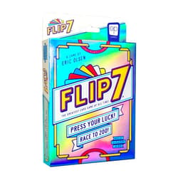 USAOPOLY Flip 7, The Ultimate Blend of Press Your Luck and Strategy, Fast-Paced Addictive Card Game, Quick to Learn and Easy to Teach, Perfect for Game Nights, 3+ Players, Ages 8 & Up, 20 minutes Play Time