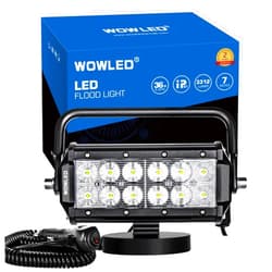 WFPOWER 36W LED Work Light Magnetic Base Mount Portable LED Light Flood for Car SUV Boat Bar Truck Driving Lamp Fog Lights