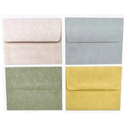 Show-Offs Pastel Parchment Envelopes - A2-6 x 4.5 Inches - 20 Count