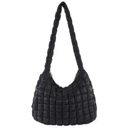 Juoxeepy Quilted Tote Bag Large Puffer Crossbody Bag Women Quilted Carryall Puffy Shoulder Bag Padding Hobo Bag
