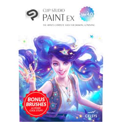 GRAPHIXLY CLIP STUDIO PAINT EX - Version 4 | Perpetual License | for Windows and macOS
