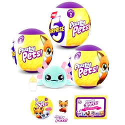 5 Surprise Format: Toy 5 Surprise Plushy Pets Series 2 (3 Pack) by ZURU, Collectible Mystery Capsule, Plushy, Pet Adoption, Toy for Girls, Kids, Teens