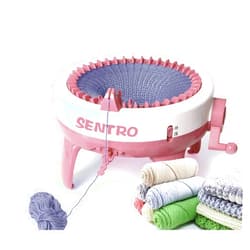 FYGAIN SENTRO Knitting Machine, 40 Needles Knitting Loom Machines, Smart Knitting Board Rotating Double Crochet Machine Kit for Kids/Adults