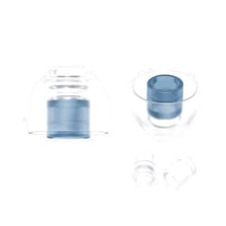 SpinFit NEO for IEM - M - Silicone Patented Eartips for Replacement, Secure Fit and Supreme Comfort, Reduce Allergic Reaction, One Set Fits Normal and Thin Nozzles (1 Pair)(with Inserts)