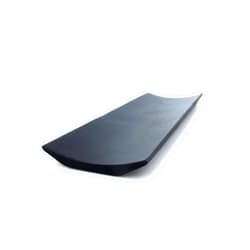 BambooMN Reusable Bamboo Black Rectangle Sushi Serving Tray Plate 7