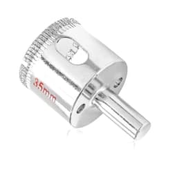 Luomorgo 35mm/1 3/8 Inch Diamond Hole Saw, 1.1 Inch Cutting Depth Diamond Drill Bits for Glass Ceramic Marble Porcelain Tile Granite Quartz Gemstone