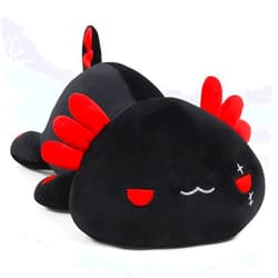 Yeqivo Axolotl Stuffed Animal, Cute Black Axolotl Plush Pillow Toy Soft Axolotl Stuffed Animal Kawaii Plushie Toy 30CM/11.8Inch