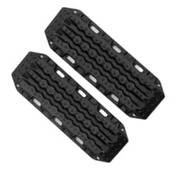 Dilwe 2pcs RC Sand Ladder, RC Plastic Recovery Ramps Board Compatible with 1/24 1/18 RC Car, RC Crawler Decorative Board RC Accessories(Black)