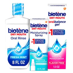 Biotène Biotene Dry Mouth Management Oral Rinse, Dry Mouth Spray and Moisturizing Gel - 1 Kit
