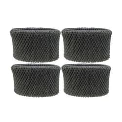 LOKLNEYK Black Air Humidifier Filters,Compatible For Philips,HU4803 HU4811 HU4813 HU4801 HU4802 Humidifie(4pcs)