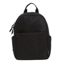 Vera Bradley Women's Cotton Small Backpack, True Black, One Size