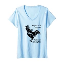 BDSM Tzzs Womens Responsible Owners - Femdom Cock Cage Male Chastity V-Neck T-Shirt
